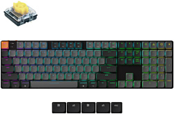 Клавиатура Keychron K5 Version 2 K5X-H4 Gateron Low Profile Banana 2.0