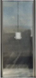 Душевая дверь MaybahGlass 198x80 MGD-435-5 (сатин стекло/хром матовый)