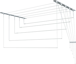 Сушилка для белья Лиана потолочная, металл, 1,9 м (С-007)