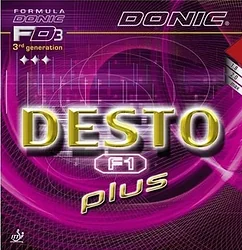 Ракетка для настольного тенниса Donic Desto F1 Plus (max, черный)