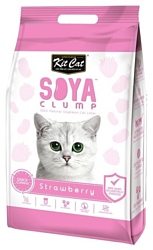 Kit Cat Soya Clump Strawberry 14л