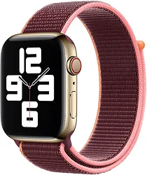 Ремешок Apple из плетеного нейлона 44 мм (сливовый) MYA92 Ремешок Apple из плетеного нейлона 44 мм (сливовый) MYA92