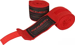 Бинт боксерский BoyBo Хлопок/эластан 2.5 м (красный)