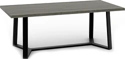 Кухонный стол TMB Loft Мейсон Дуб 1200x800 40 мм (угольный серый)