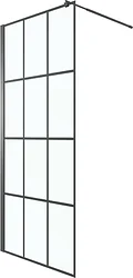 Душевая перегородка Niagara Eco NG-552-80 80x190 (черный/прозрачное стекло) Душевая перегородка Niagara Eco NG-552-80 80x190 (черный/прозрачное стекло)