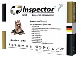 Inspector Капли для собак от 1 до 4 кг