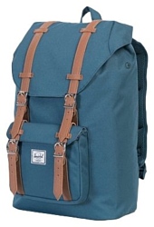 Herschel Little America Mid-Volume 17 green (Indian teal/tan synthetic leather)