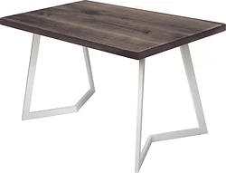 Кухонный стол Buro7 Уиллис 150 (классика, дуб мореный/белый)