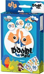 Настольная игра для детей Danko Toys Двойная картинка Животные DBI-02-03