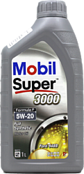 Моторное масло Mobil Super 3000 Formula F 5W-20 1л