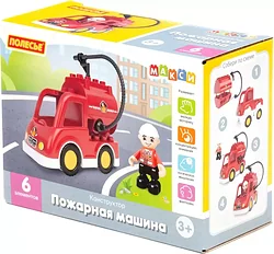 Конструктор Полесье Пожарная машина 10821