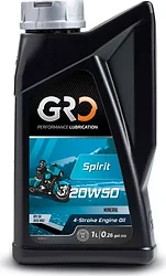 Моторное масло GRO Global Spirit 20W-50 1л