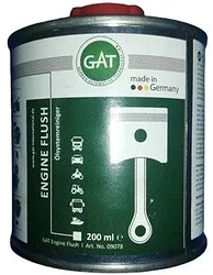 Автомобильная присадка GAT Очиститель и защита масляной системы Engine Flush 200ml