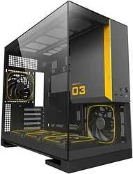 Корпус для компьютера Geometric Future Model 3 5FAN (черный/серый)
