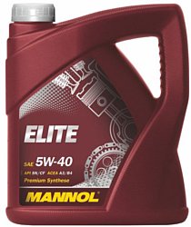 Моторное масло Mannol ELITE 5W-40 4л