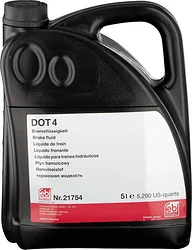 Тормозная жидкость Febi DOT 4 5л Тормозная жидкость Febi DOT 4 5л