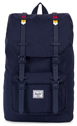 Herschel Little America Mid-Volume 17 (Peacoat/Rainbow Chevron Rubber)