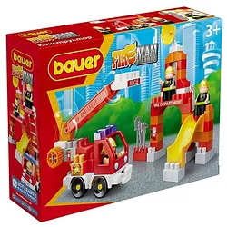 Конструктор Bauer Fireman 740 Пожарная машина и тренировочная площадка Конструктор Bauer Fireman 740 Пожарная машина и тренировочная площадка