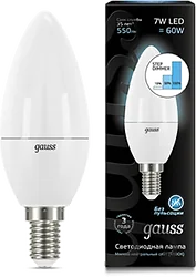 Лампочка Gauss E14 7 Вт 4100 К (103101207-S) Лампочка Gauss E14 7 Вт 4100 К (103101207-S)