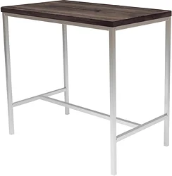 Кухонный стол Buro7 Барный стол большой (классика, дуб мореный/белый)