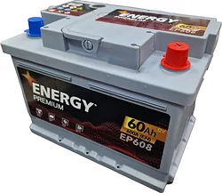 Автомобильный аккумулятор Energy Premium EP608 (60Ah) Низ.