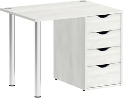 Стол для работы Riva Home Office VR.SP-3-98.4 Silver (снежная патина)