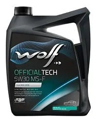Моторное масло Wolf Official Tech 5W-30 MS-F 1л