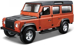 Bburago Land Rover Defender 110 1:32 18-45127 (коричневый/черный)