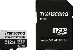 Карта памяти Transcend microSDXC 340S 512GB (с адаптером)
