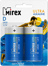 Mirex Ultra Alkaline D LR20 2 шт. (LR20-E2)