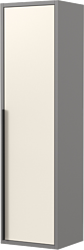 Дабер Шкаф-полупенал 015 СТ15.0.0.19Ч (бежевый/серый/ручка черная)