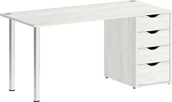 Стол для работы Riva Home Office VR.SP-3-158.4 Silver (снежная патина)