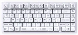 Клавиатура Dark Project CM81 Zeno White g3ms Sapphire