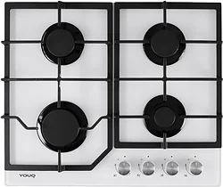 Газовая варочная панель YOUQ YQHG 60400GC01 WH Газовая варочная панель YOUQ YQHG 60400GC01 WH