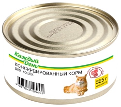 Каждый День Консервы для кошек мясо с печенью в желе (0.325 кг) 1 шт.