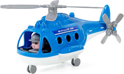 Полесье Вертолет-милиция Альфа 68682 (синий)