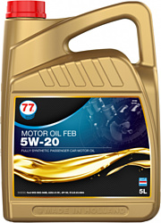 77 Lubricants Motor Oil FEB 5W-20 5л