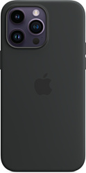 Apple MagSafe Silicone Case для iPhone 14 Pro Max (темная ночь)