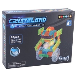 Crystaland Lighted Brix 99005 Трактор 6 в 1