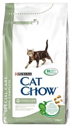CAT CHOW (1.5 кг) Special Care Sterilized с овощами и злаками