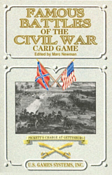 US Games Systems Famous Battles of the CIivil War Card Game FBC55