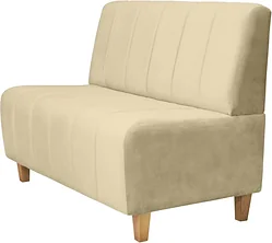 Прямой диван Brioli Руди полоса двухместный (V1-бежевый) Прямой диван Brioli Руди полоса двухместный (V1-бежевый)