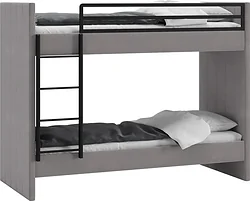 Кровать Трия Дарси с мягкой обивкой (велюр светло-серый)