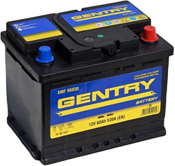 GENTRY R+ низ. (60Ah) GENTRY R+ низ. (60Ah)