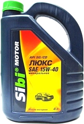 Sibi Motor Люкс 15W-40 SG/CD 4л