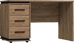 Стол для работы Глазов Nature 84 (дуб табачный craft/черный) Стол для работы Глазов Nature 84 (дуб табачный craft/черный)