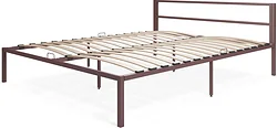 Кровать Князев Мебель Берта 120x200 БА.120.200.К (коричневый муар)