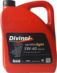 Моторное масло Divinol Syntholight 505.01 SAE 5W-40 4л
