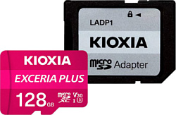 Kioxia Exceria Plus microSDXC LMPL1M128GG2 128GB (с адаптером)