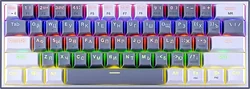 Клавиатура Redragon Fizz Redragon Melt-Gold, gray/white Клавиатура Redragon Fizz Redragon Melt-Gold, gray/white